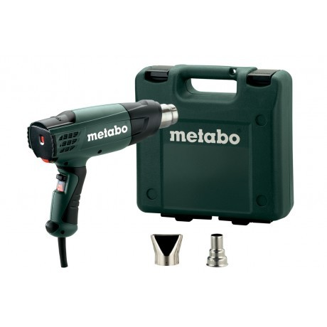 Пистолет за горещ въздух 2000W METABO HE 20-600 с дюзи 602060500