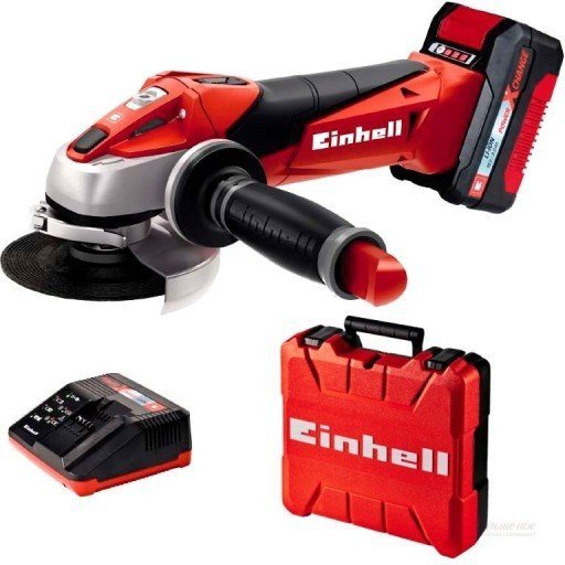 Акумулаторен ъглошлайф Einhell TE-AG 18/115 Li Kit Power X- Change ( 4431119 )