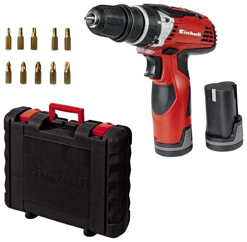 Акумулаторна бормашина Einhell TE-CD 12 X-Li с 2 батерии ( 4513603 )