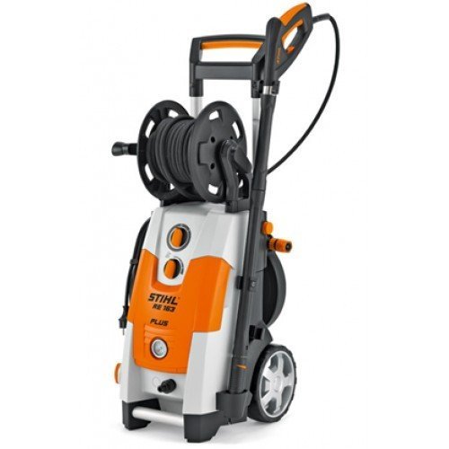 STIHL RE 163 PLUS - Здрава водоструйка 150 bar с макара с маркуч ( 47690124503 )